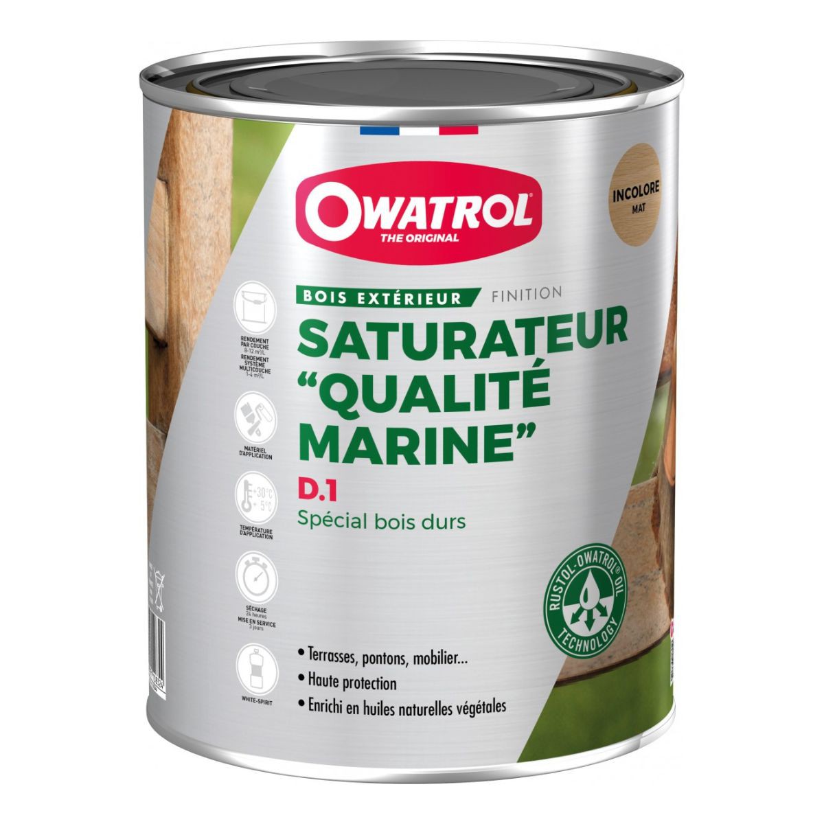 Owatrol Saturateur Textrol Bois Résineux et Feuillus